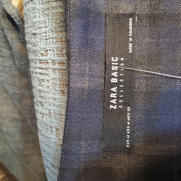 NWOT Zara Basic Vintage Jacket - Picture 12 of 12